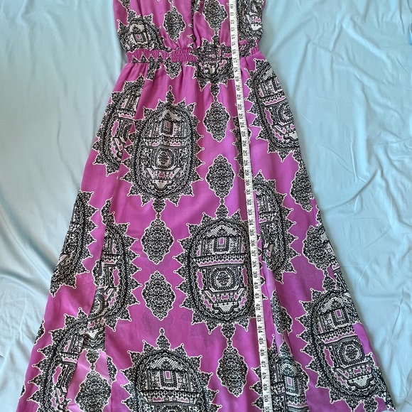 100% silk dress - size Large - lined to the knee - Picture 5 of 11